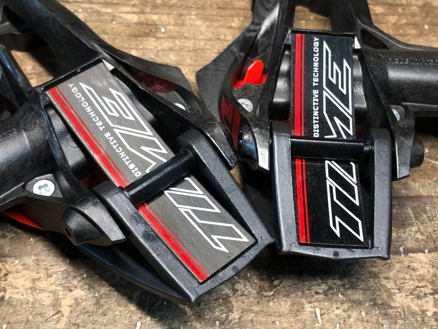 IM959 タイム TIME エクスプレッソ XPRESSO 12 ビンディングペダル カーボン チタンシャフト 黒赤