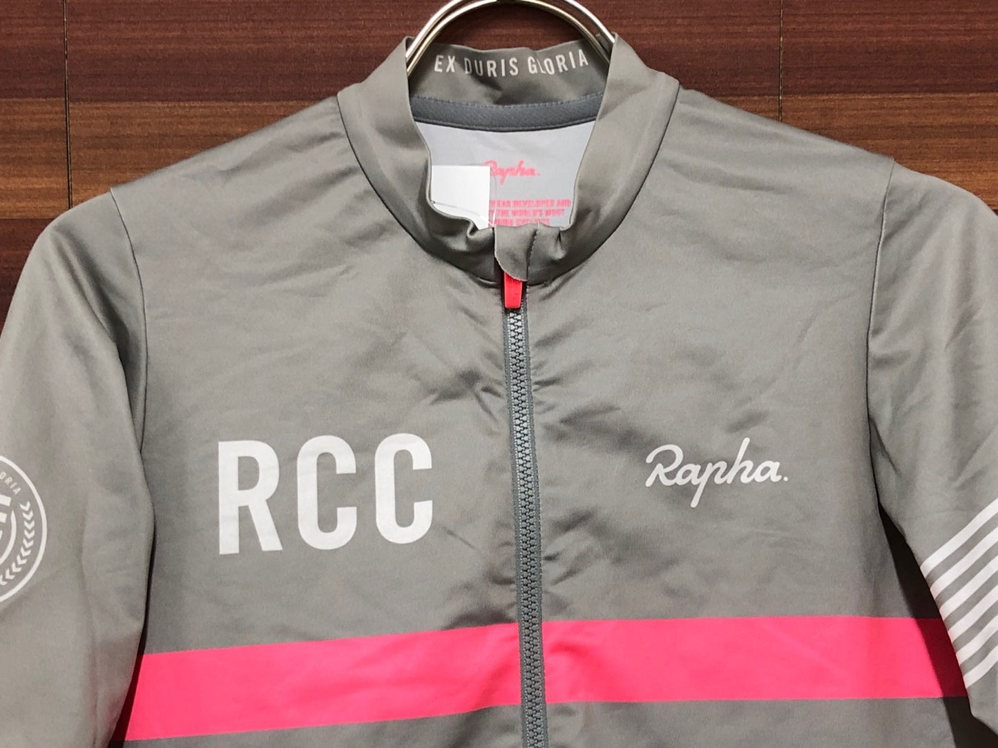 IO161 ラファ Rapha RCC MID WEIGHT JERSEY 半袖 サイクルジャージ グレー S