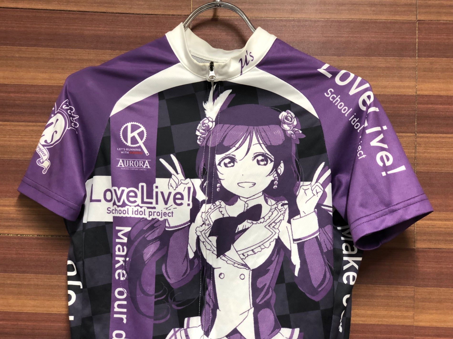 IJ384 アウローラ AURORA 半袖 サイクルジャージ 総柄 S 痛ジャー ラブライブ! 東條希 – BICI AMORE EQ STORE