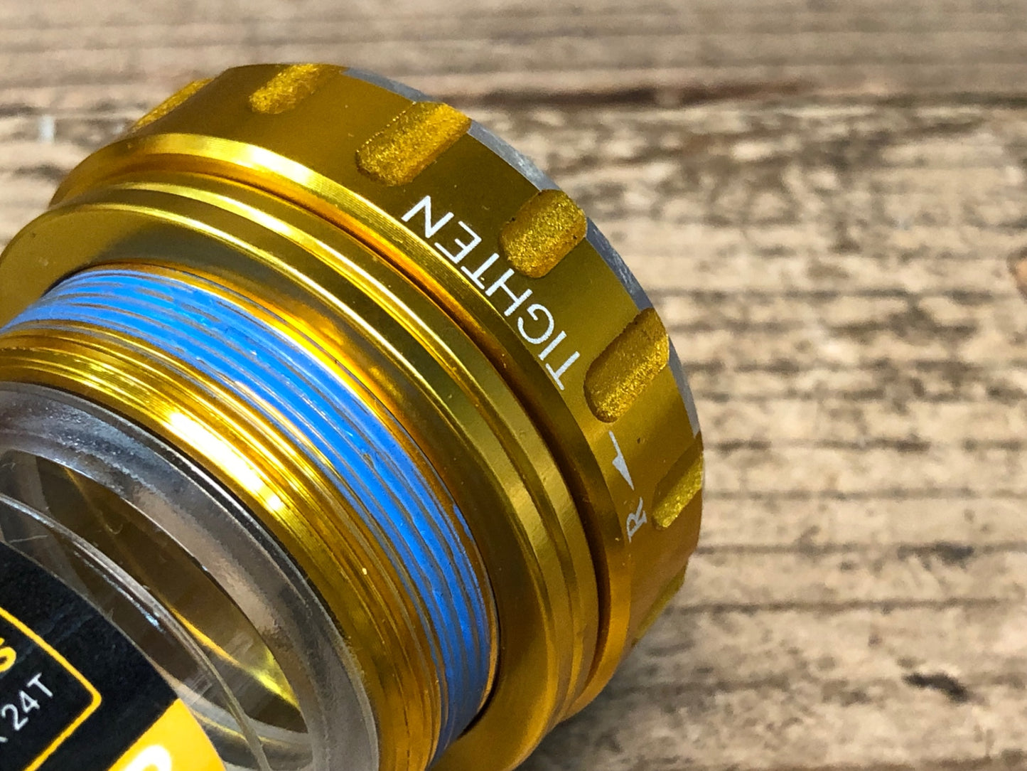 JA612 KCNC DOUBLE TEPER ROLLER BB ボトムブラケット 金 BC1.37″x24T 68mm/73mm