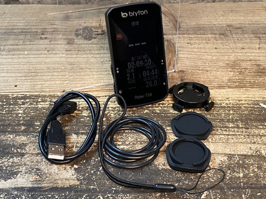 IY321 ブライトン bryton Rider 750 サイクルコンピューター 起動確認済