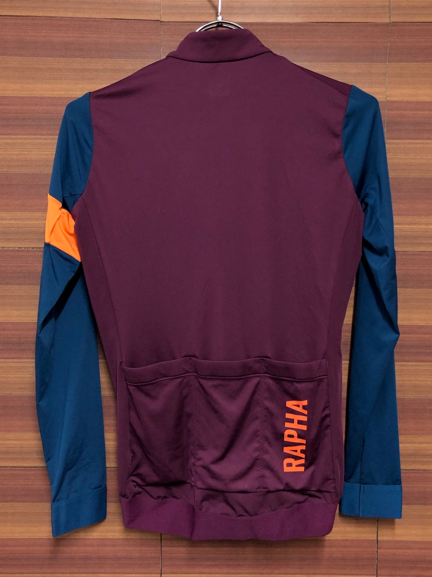 IN257 ラファ RAPHA WOMEN’S LONG SLEEVE PRO TEAM TRAINING JERSEY 長袖 サイクルジャージ 紫 Sサイズ