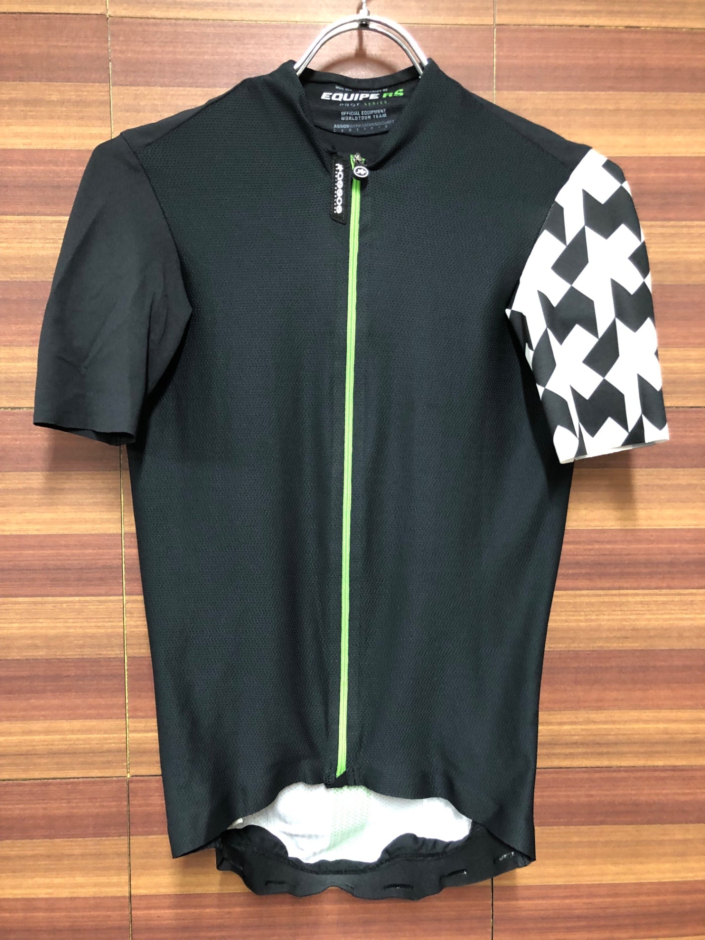 IL612 アソス Assos EQUIPE RS Aero SS Jersey 半袖 サイクルジャージ 黒 S