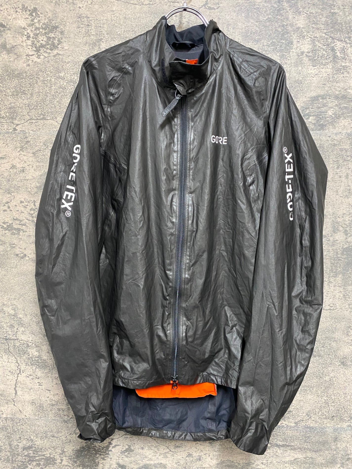 JC665 ゴア GORE BIKE WEAR 長袖 レインジャケット 黒 XL GORE-TEX