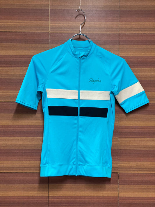 IJ202 ラファ Rapha WOMEN'S CLASSIC JERSEY 半袖 サイクルジャージ 水色 XXS