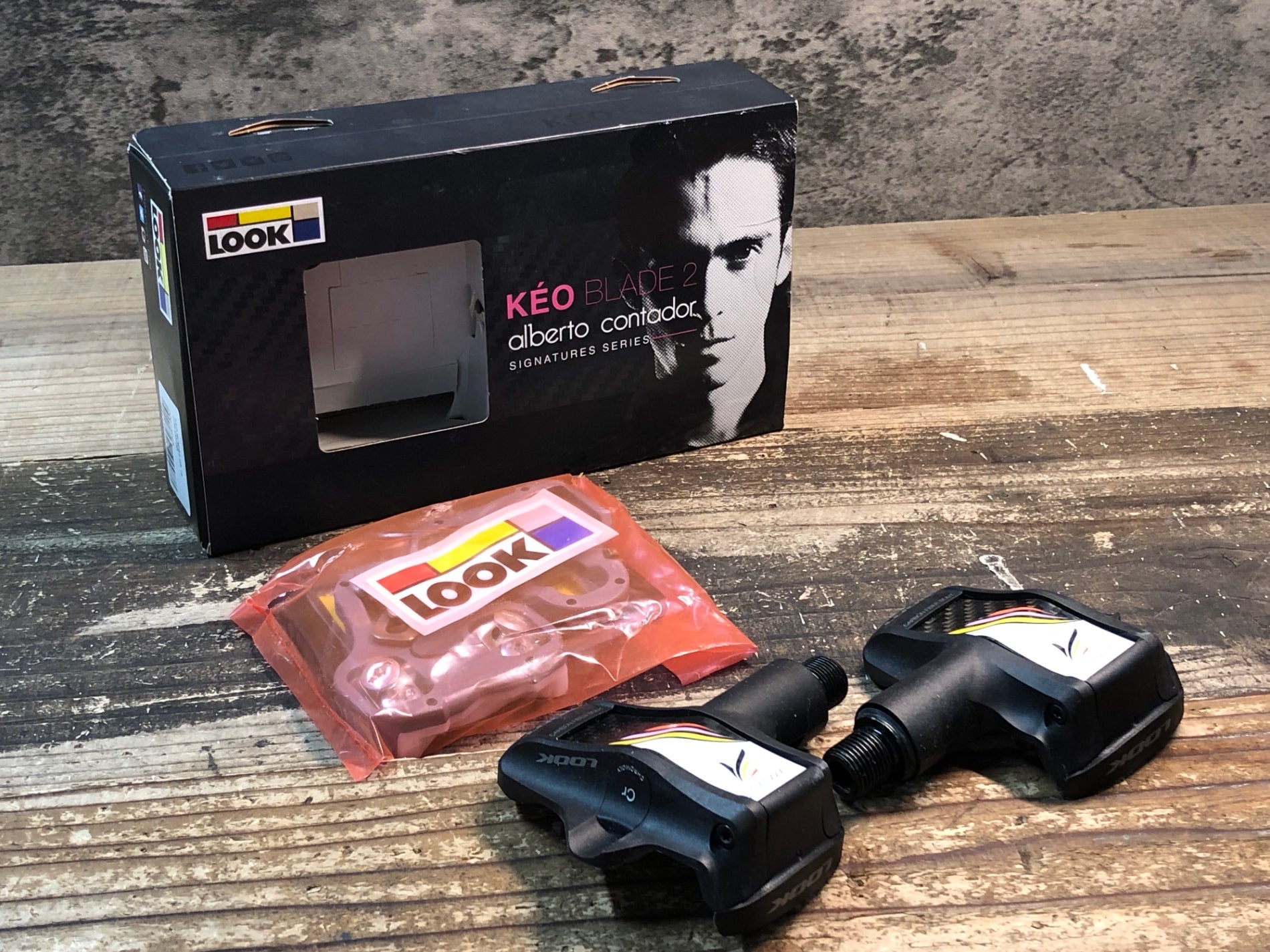 IU985 ルック LOOK KEO BLADE 2 alberto contador ビンディング