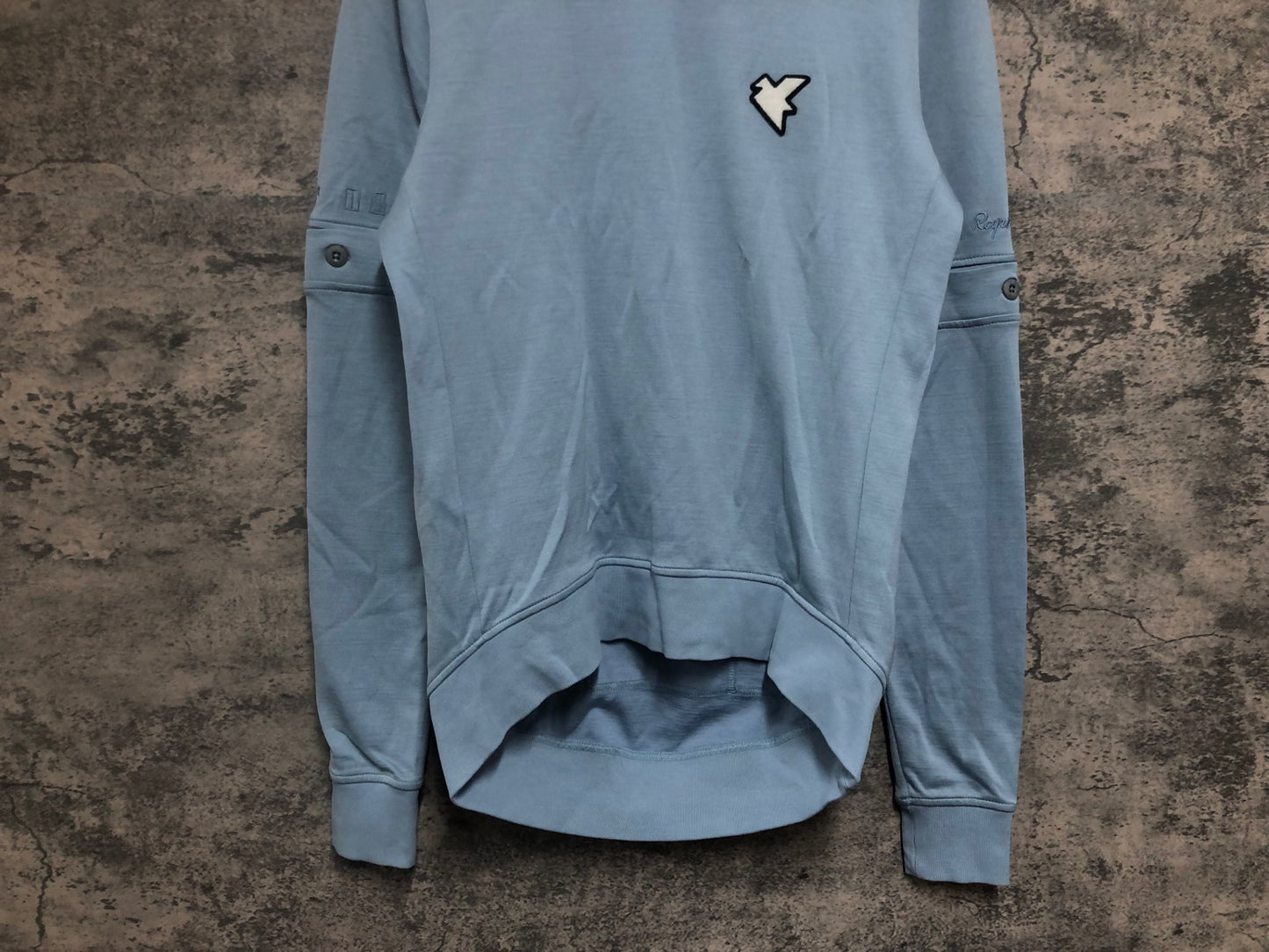 IW745 ラファ Rapha PEACE RACE JERSEY 長袖 サイクルジャージ 水色 M