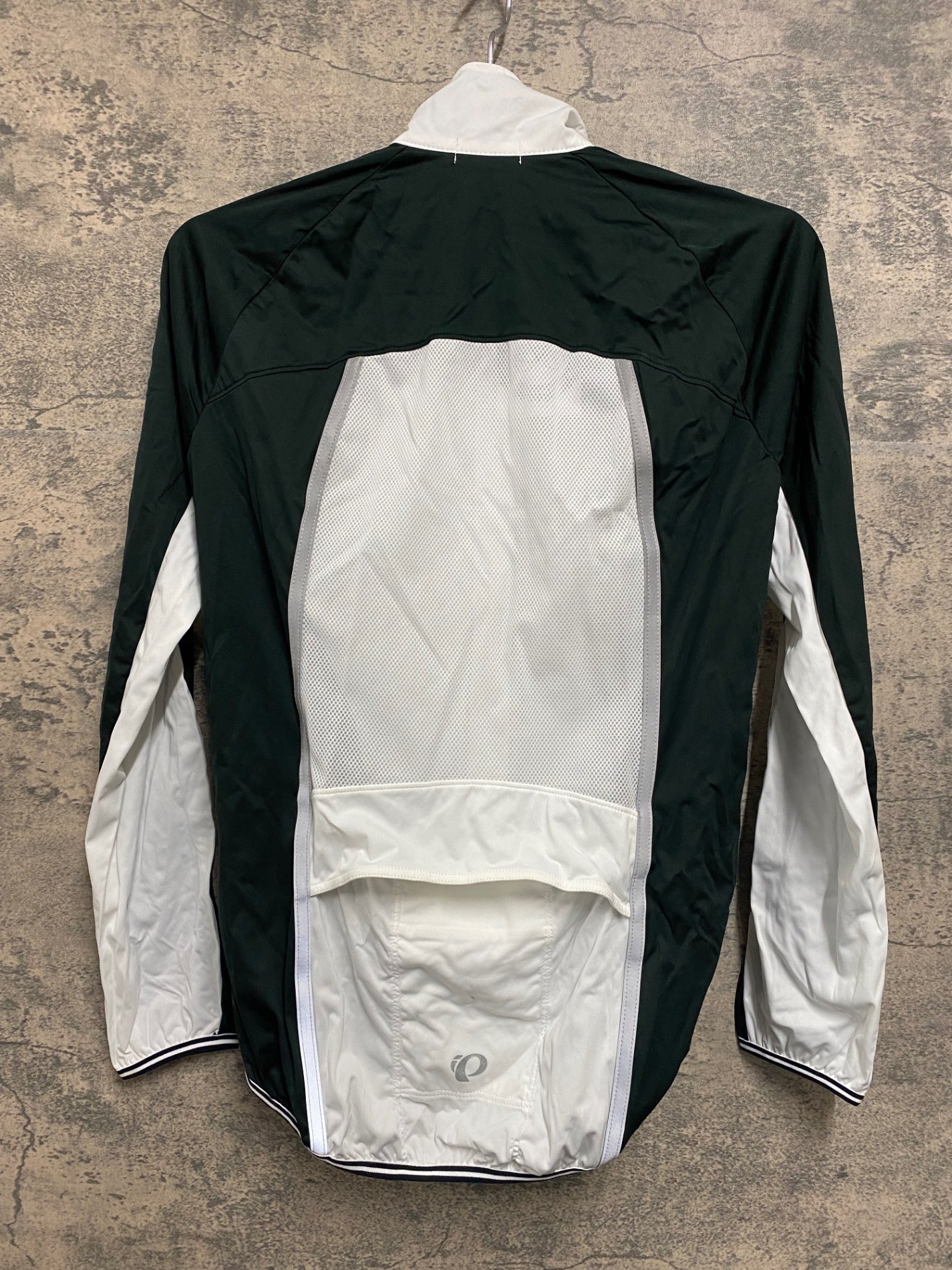 JD265 パールイズミ PEARL iZUMi 長袖 ウィンドブレーカー 白 黒 S