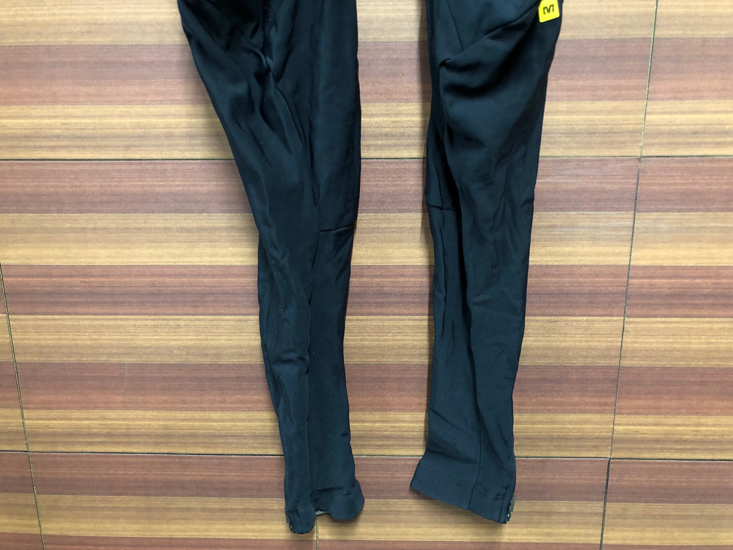 IR940 マヴィック MAVIC ビブタイツ 黒 L 裏起毛 ※擦れ