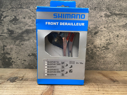 IZ669 シマノ SHIMANO FD-CX70-B-T チューブΦ34.9対応 フロントディレイラー