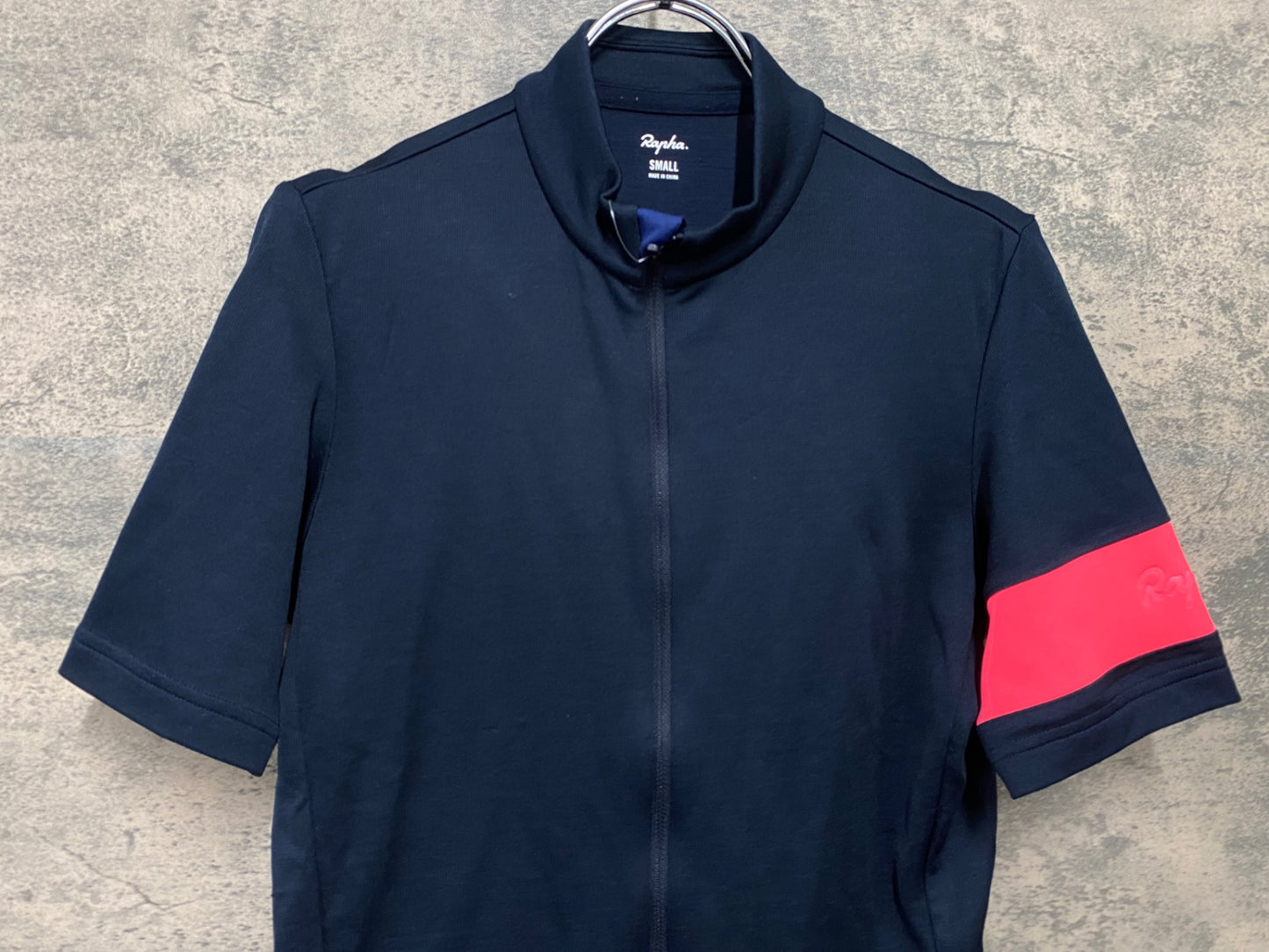 JB280 ラファ Rapha CLASSIC JERSEY 半袖 サイクルジャージ 紺 S