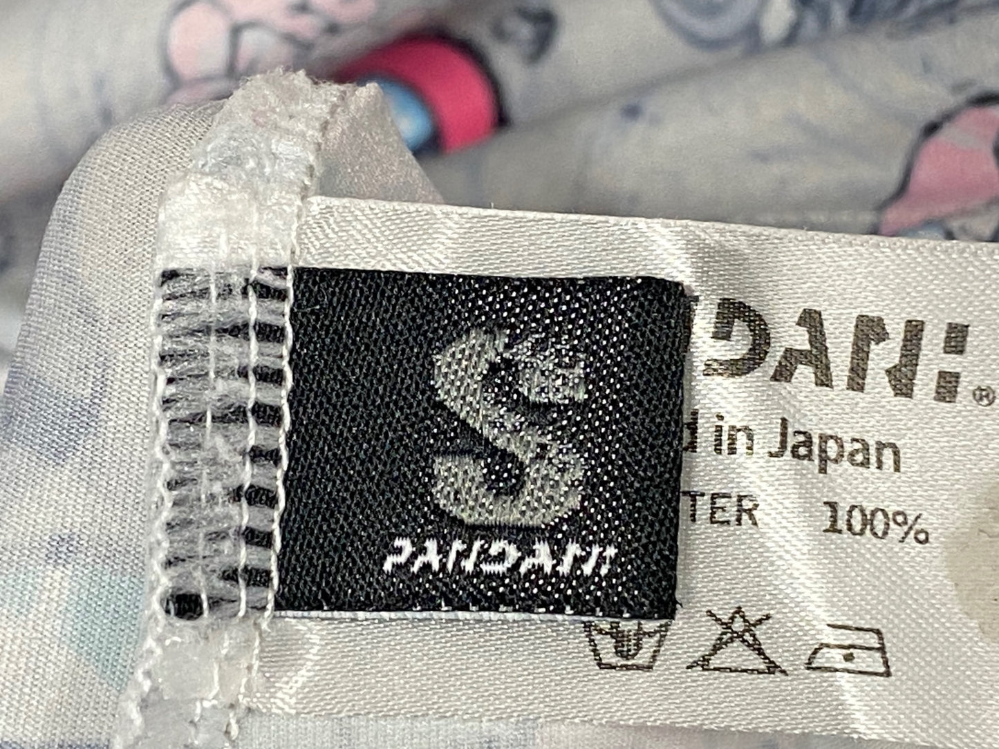 IT122 パンダーニ Pandani 半袖 サイクルジャージ グレー 総柄 S