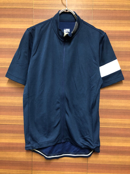 IF930 ラファ Rapha CLASSIC JERSEY 半袖サイクルジャージ M 紺 毛玉