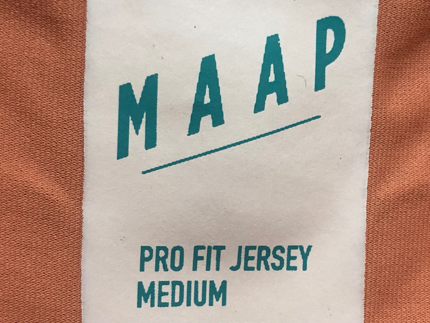 IT812 マープ MAAP PRO FIT JERSEY 半袖 サイクルジャージ 薄橙色 M