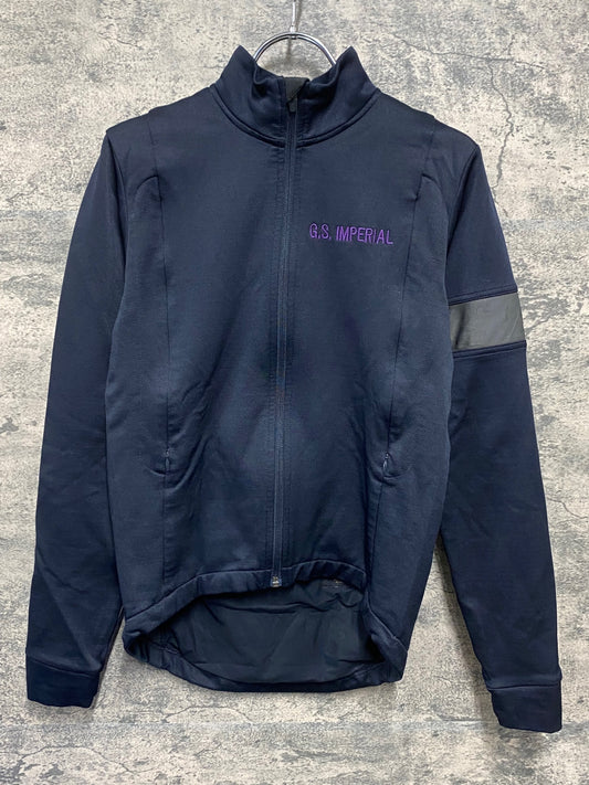 IY126 ラファ Rapha GS Imperial Works 長袖 サイクルジャージ S ブラック