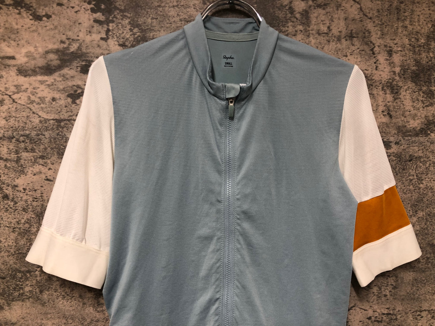 IW265 ラファ Rapha PRO TEAM TRAINING JERSEY 半袖 サイクルジャージ S 水色