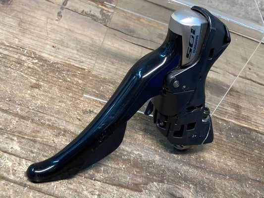 IS487 シマノ SHIMANO 105 ST-5800 左 STIレバー ※ブラケットボディ部分に亀裂あり ジャンク
