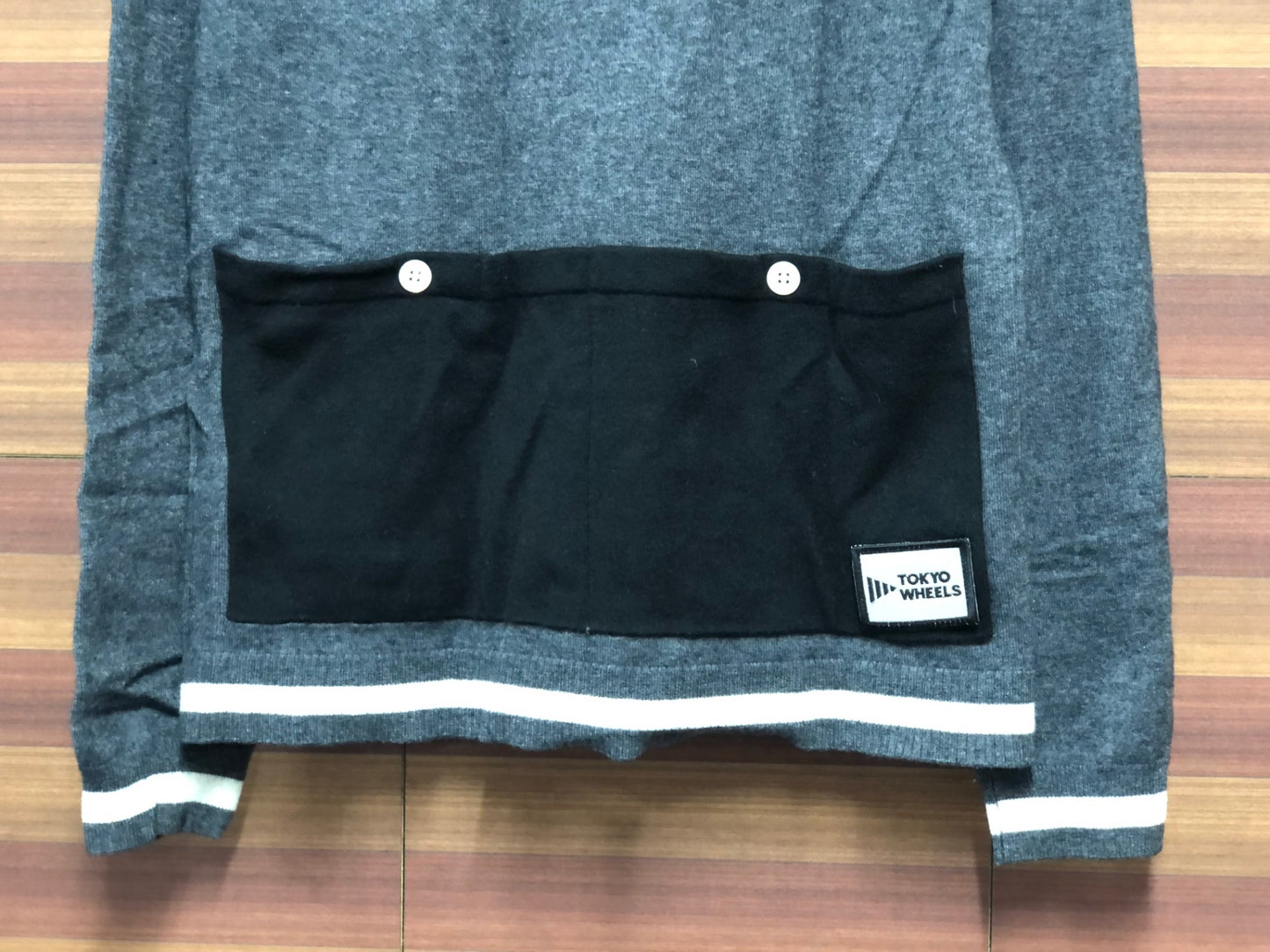 IQ345 トーキョーウィールズ TOKYO WHEELS 長袖 ニット S グレー