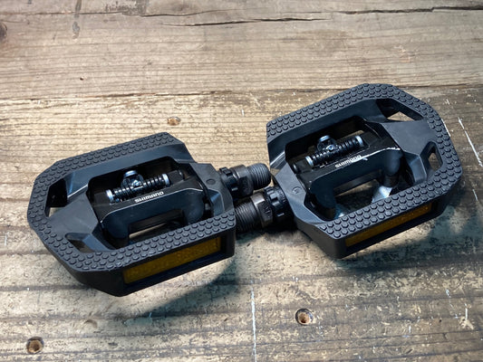 IV132 シマノ SHIMANO PD-T420 片面フラット ビンディングペダル