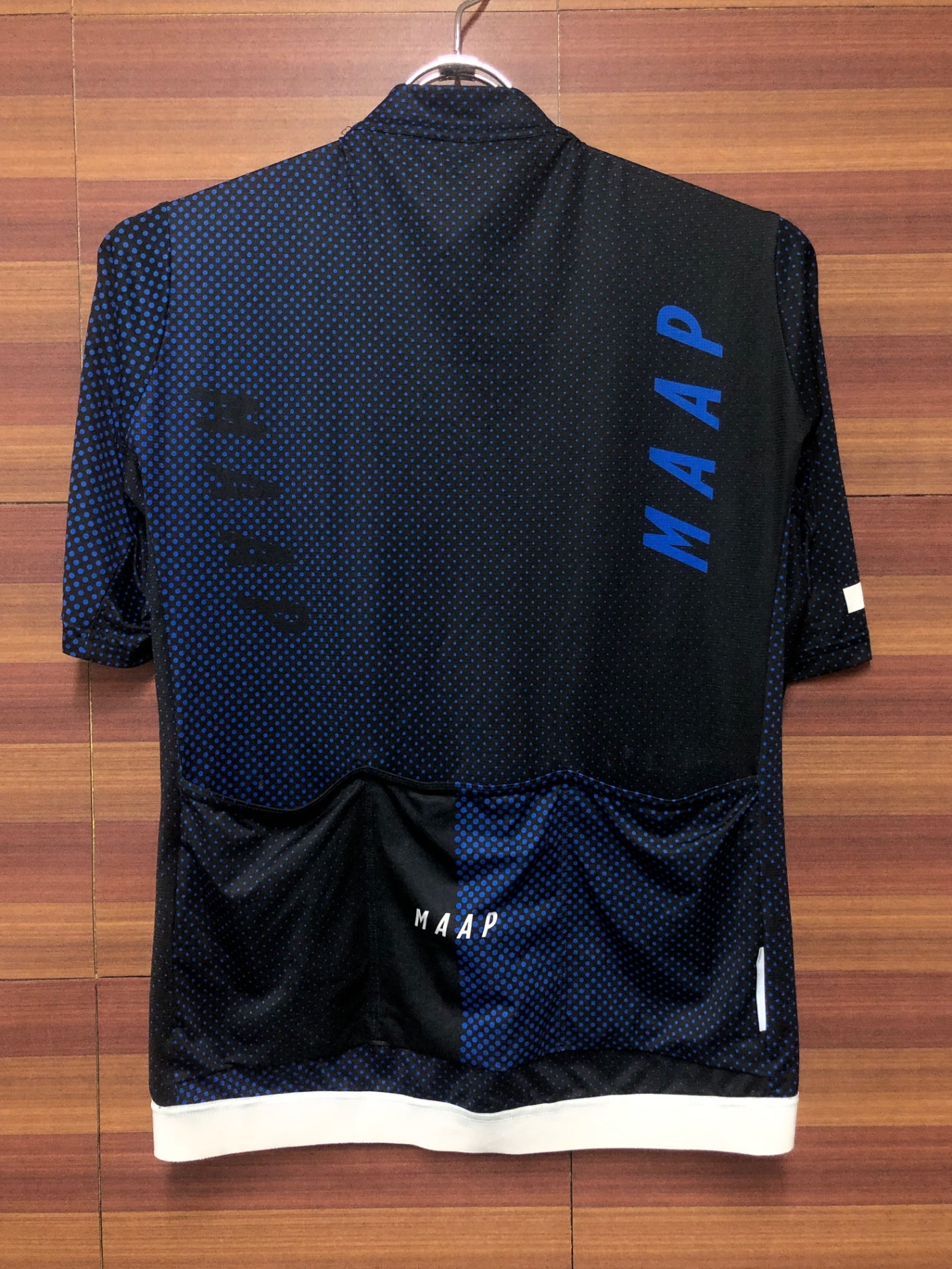 IF040 マープ MAAP PRO FIT JERSEY 半袖 サイクルジャージ 黒 青 M