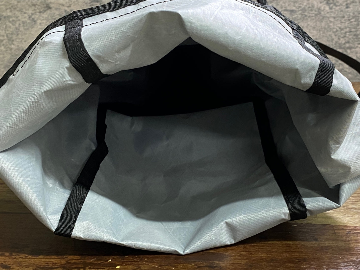 JB818 フェアウェザー FAIRWEATHER INDIVISUAL サドルバッグ 黒 スレ 汚れ