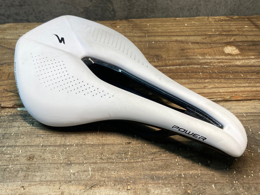 IN427 スペシャライズド SPECIALIZED パワー POWER サドル ホワイト 143mm HOLLOW Ti ※擦れ