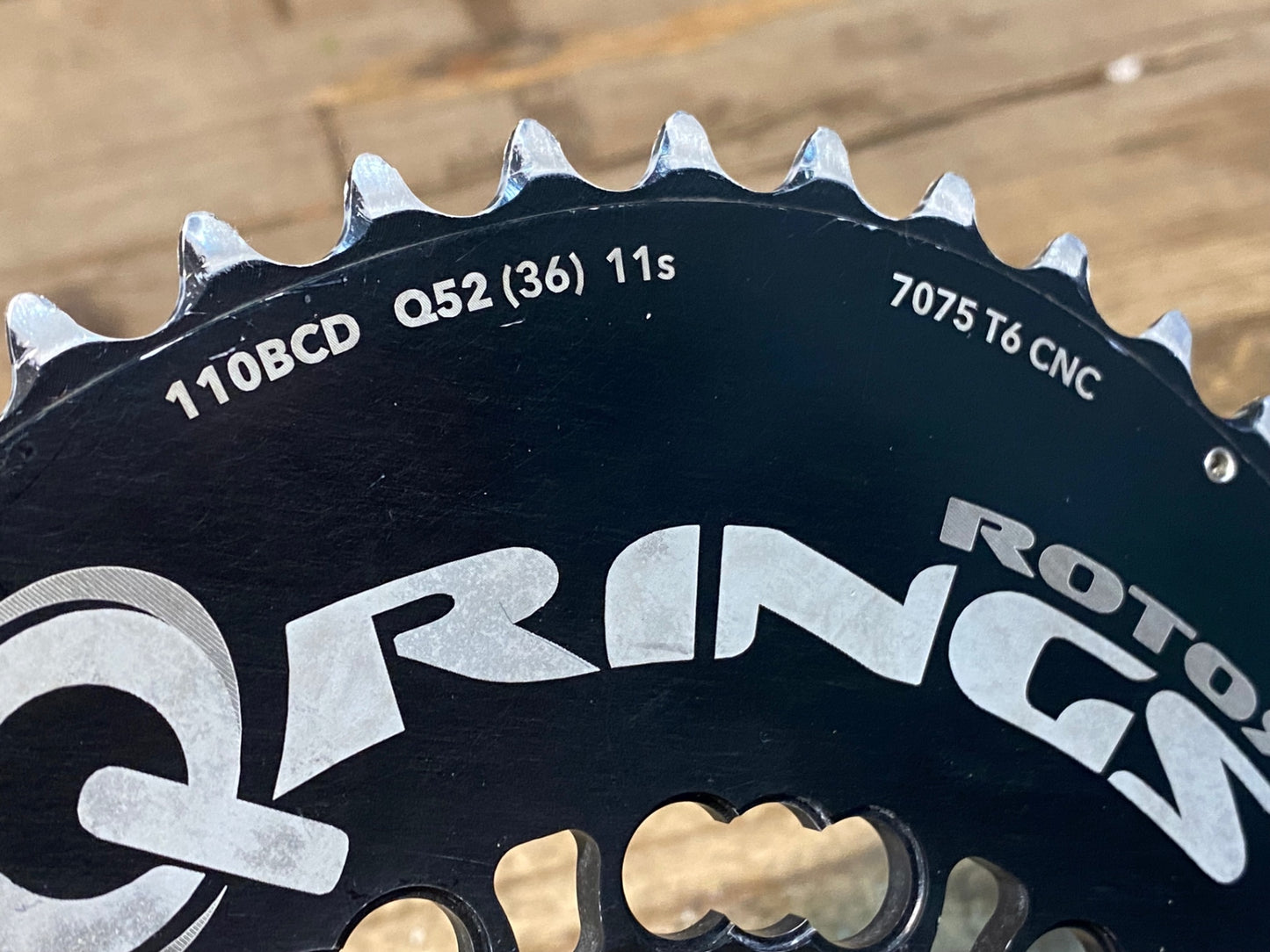IS052 ローター ROTOR Q-RINGS 楕円 チェーンリング セット 52/36T 110BCD 5H