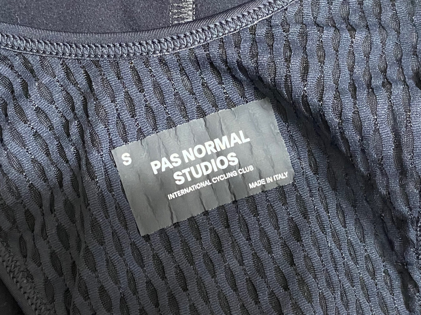 IY501 パスノーマルスタジオ PAS NORMAL STUDIOS ビブショーツ  黒 S 裏起毛