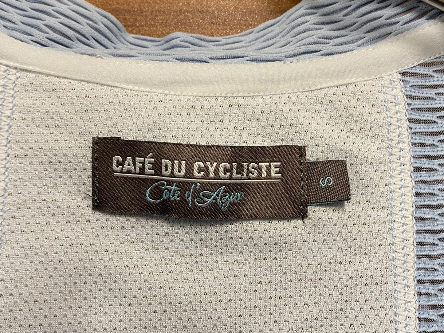 IH025 カフェドシクリステ Cafe du Cycliste 半袖 サイクルジャージ 水色 S