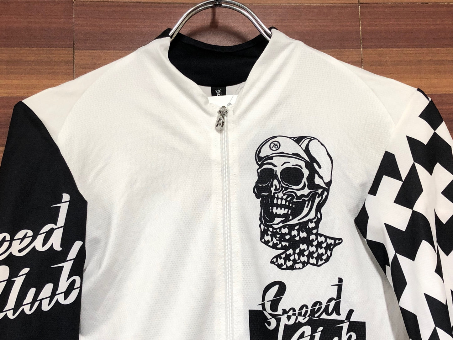 IM480 アソス assos SPEED CLUB SS JERSEY 半袖サイクルジャージ 白 M ほつれ