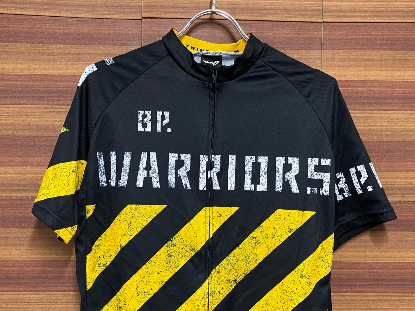 IS418 ツインシックス TWIN SIX 半袖サイクルジャージ L 黒黄