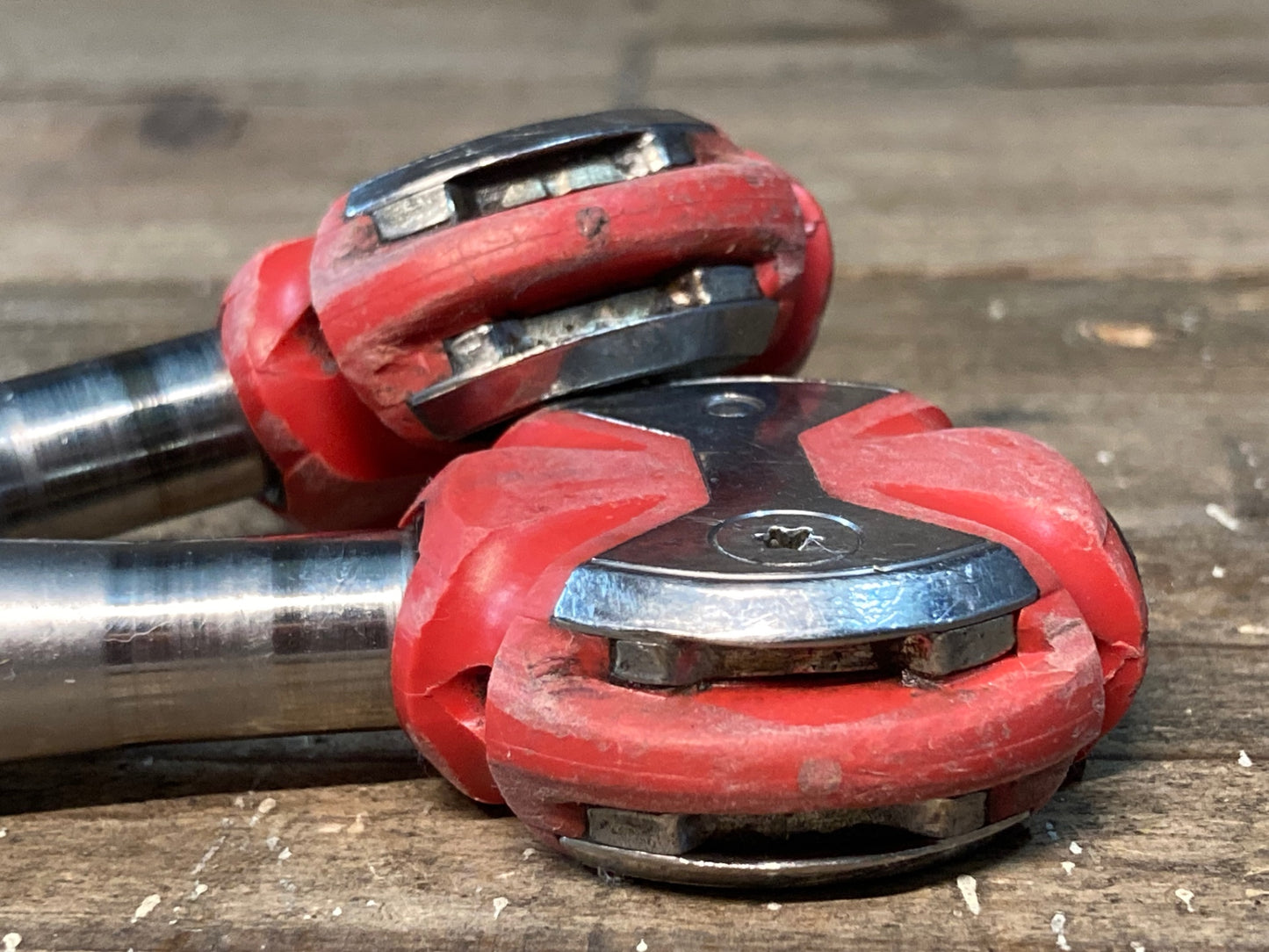 IO773 スピードプレイ SPEEDPLAY ゼロ ZERO ビンディングペダル ステンレスシャフト 赤