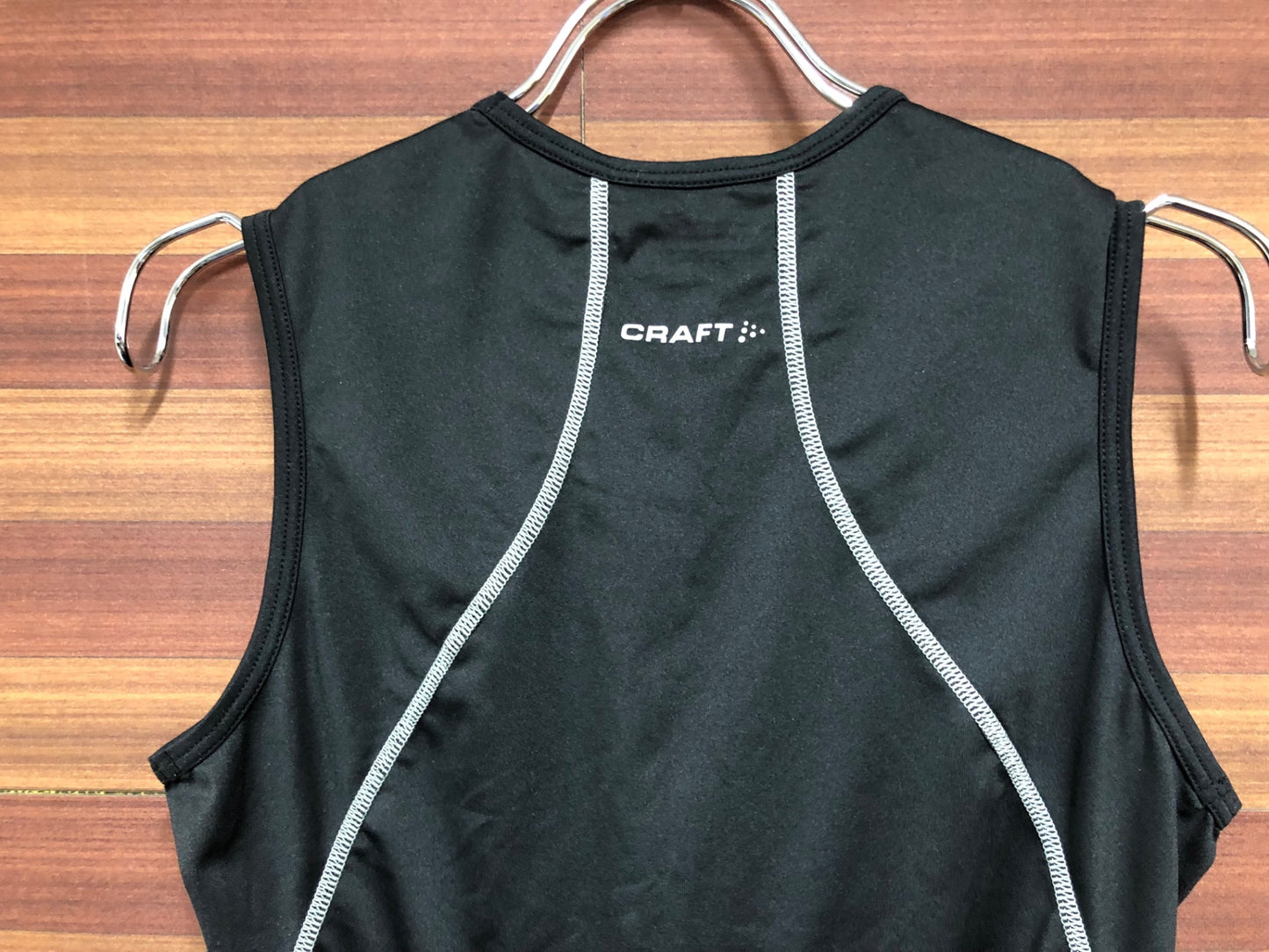 IO003 クラフト CRAFT ノースリーブ べースレイヤー 黒 S