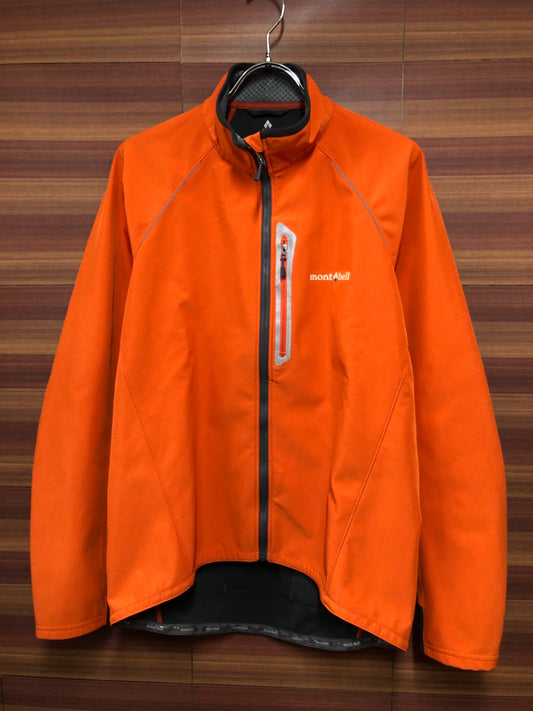 IM287 モンベル mont-bell 長袖 サイクルジャケット オレンジ L