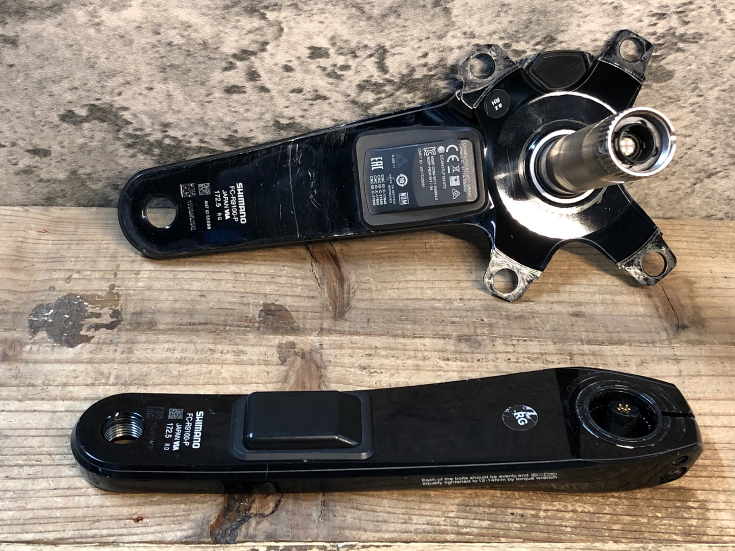 JC172 シマノ SHIMANO デュラエース DURA-ACE FC-R9100-P クランクアーム 172.5mm リコール点検済み