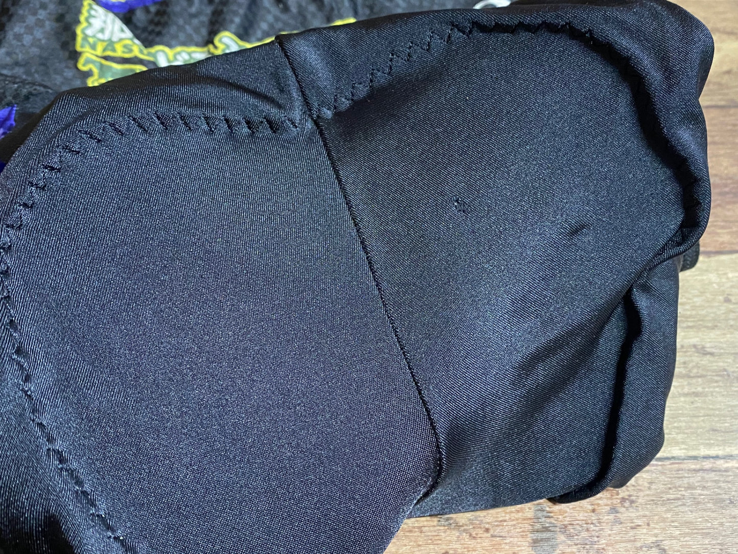 IL521 パールイズミ PERALiZUMi 那須ブラーゼン 半袖 サイクルジャージ ワンピース 黒黄 L