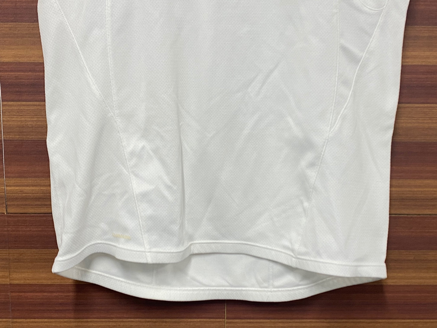 IR937 アディダス adidas 半袖 サイクルジャージ 白 L ハーフジップ