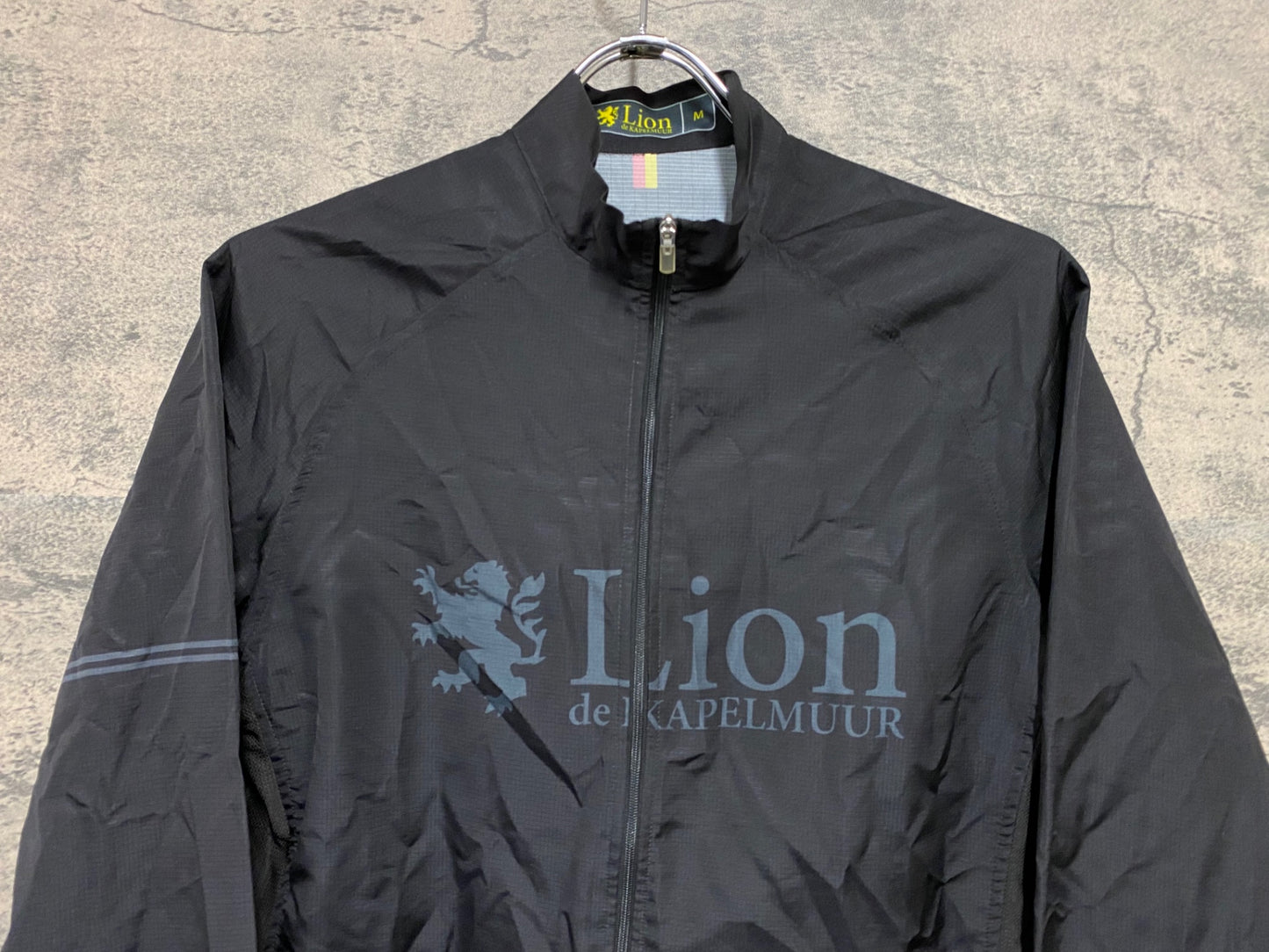JB224 リオンドカペルミュール Lion de KAPELMUUR 長袖 ウィンドブレーカー 黒 M