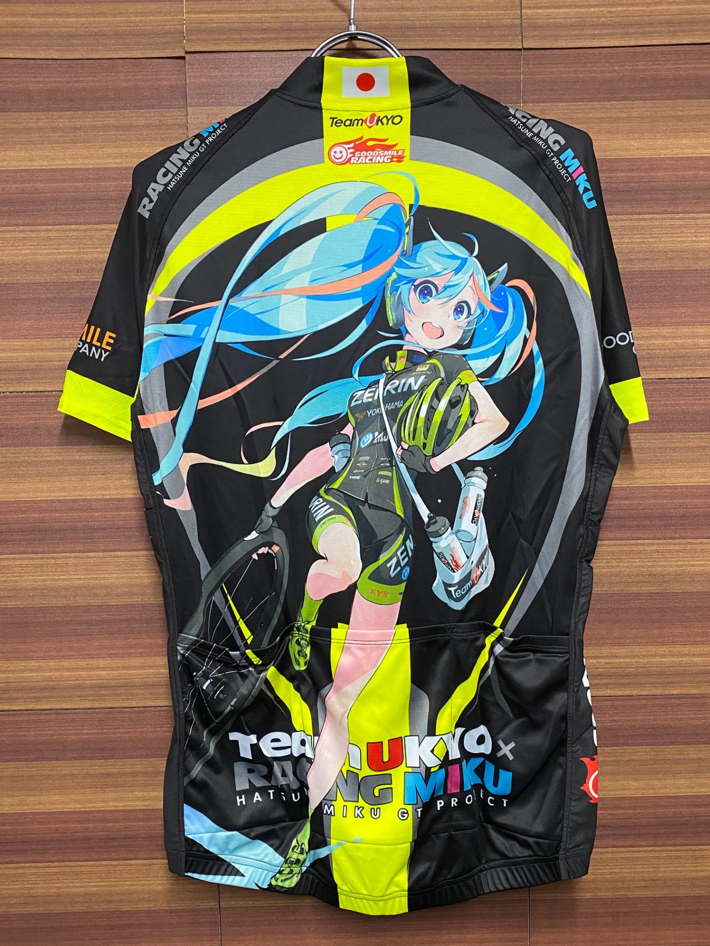 IQ039 アトラス ATLAS レーシングミク2016 チーム右京 半袖 サイクルジャージ XL 未使用品