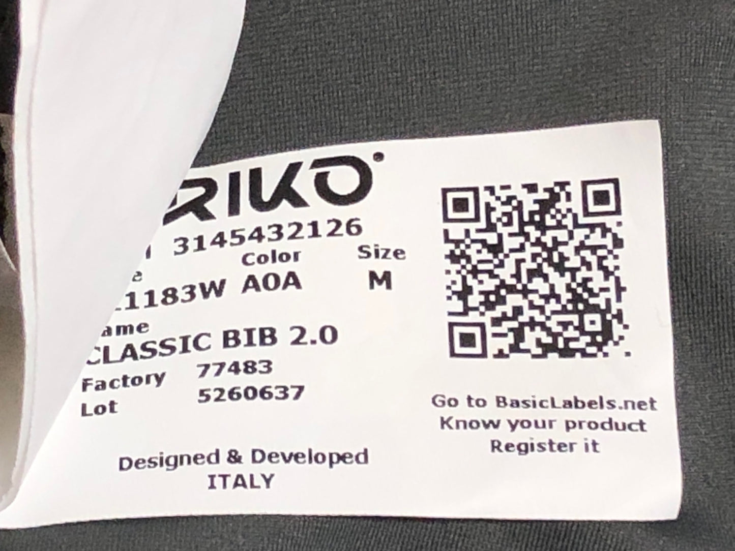 IL859 ブリコ BRIKO CLASSIC BIB 2.0 ビブショーツ カーキ M