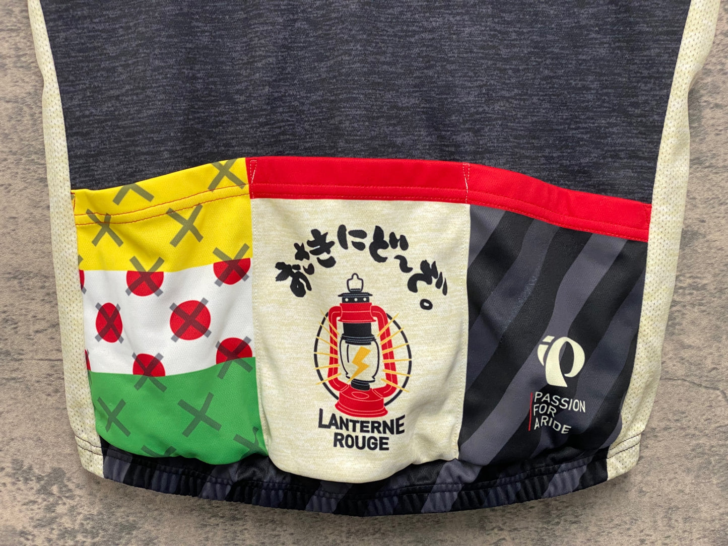 JA638 パールイズミ PEARL iZUMi 半袖 サイクルジャージ 黒 L LANTERNE ROUGE