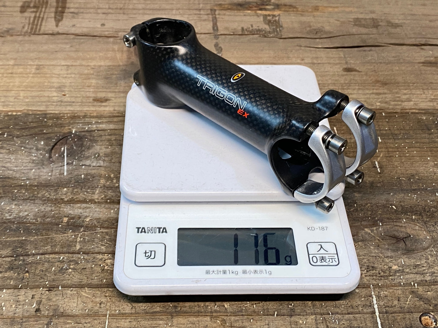 IP190 トライゴン TRIGON EX カーボン ステム 黒 110mm Φ31.8 OS