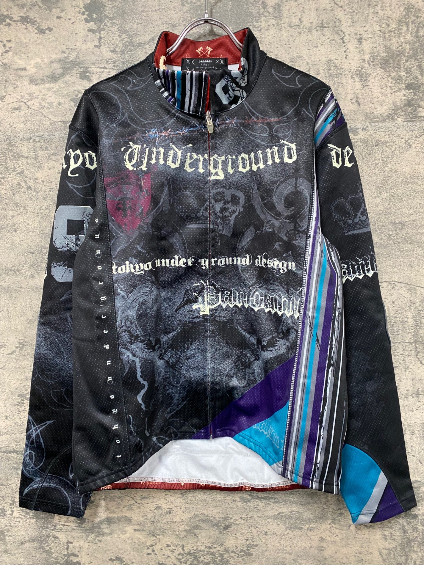 IY635 パンダーニ Pandani 長袖 サイクルジャケット 黒 L 裏起毛