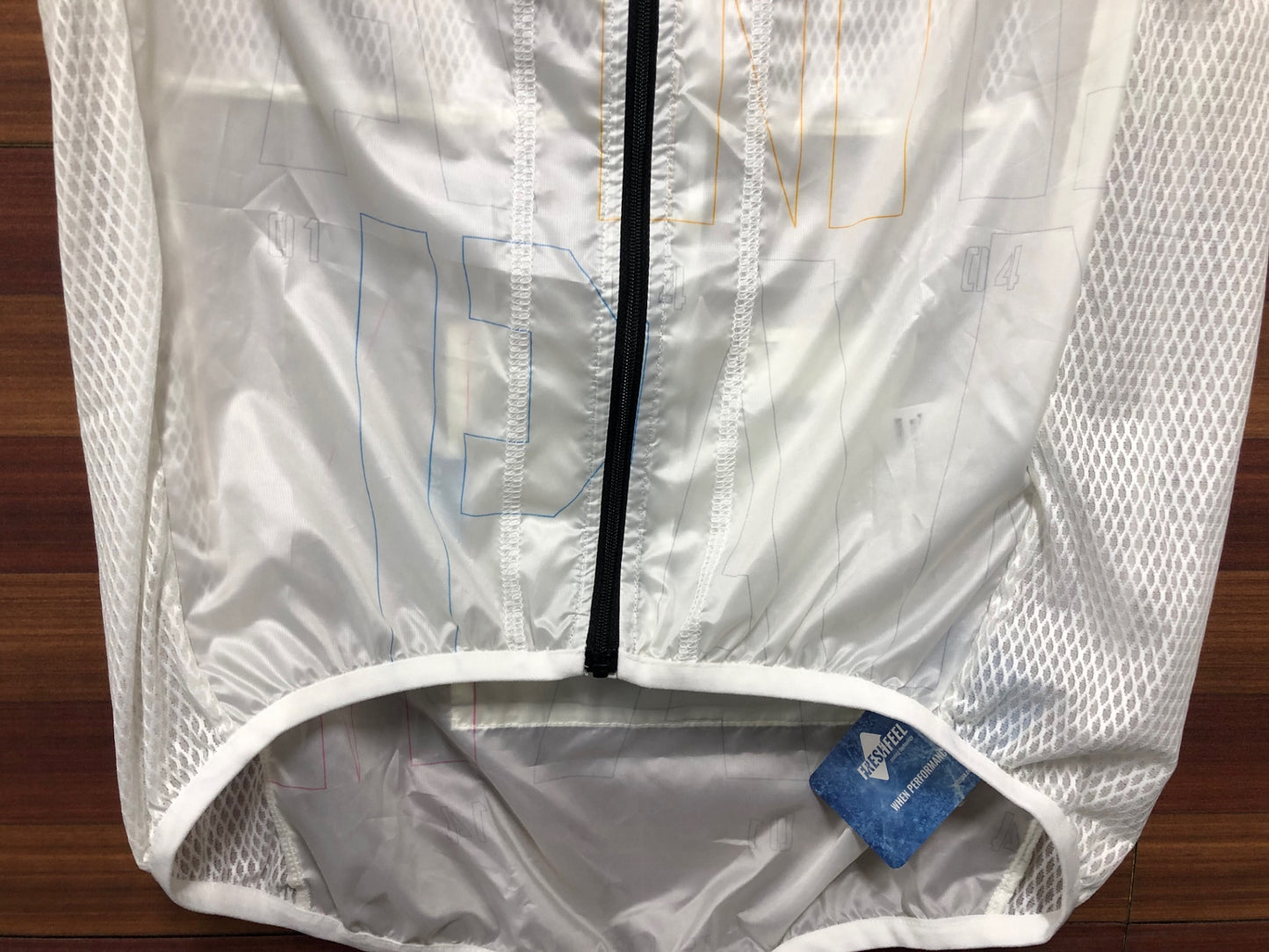 IQ218 パンダーニ PANDANI ジレ サイクルベスト 白 M