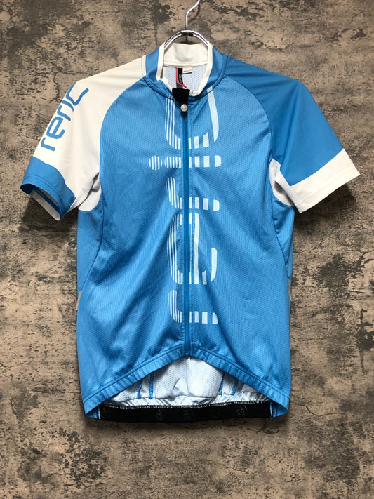 JC763 レリック reric 半袖 サイクルジャージ 水 M
