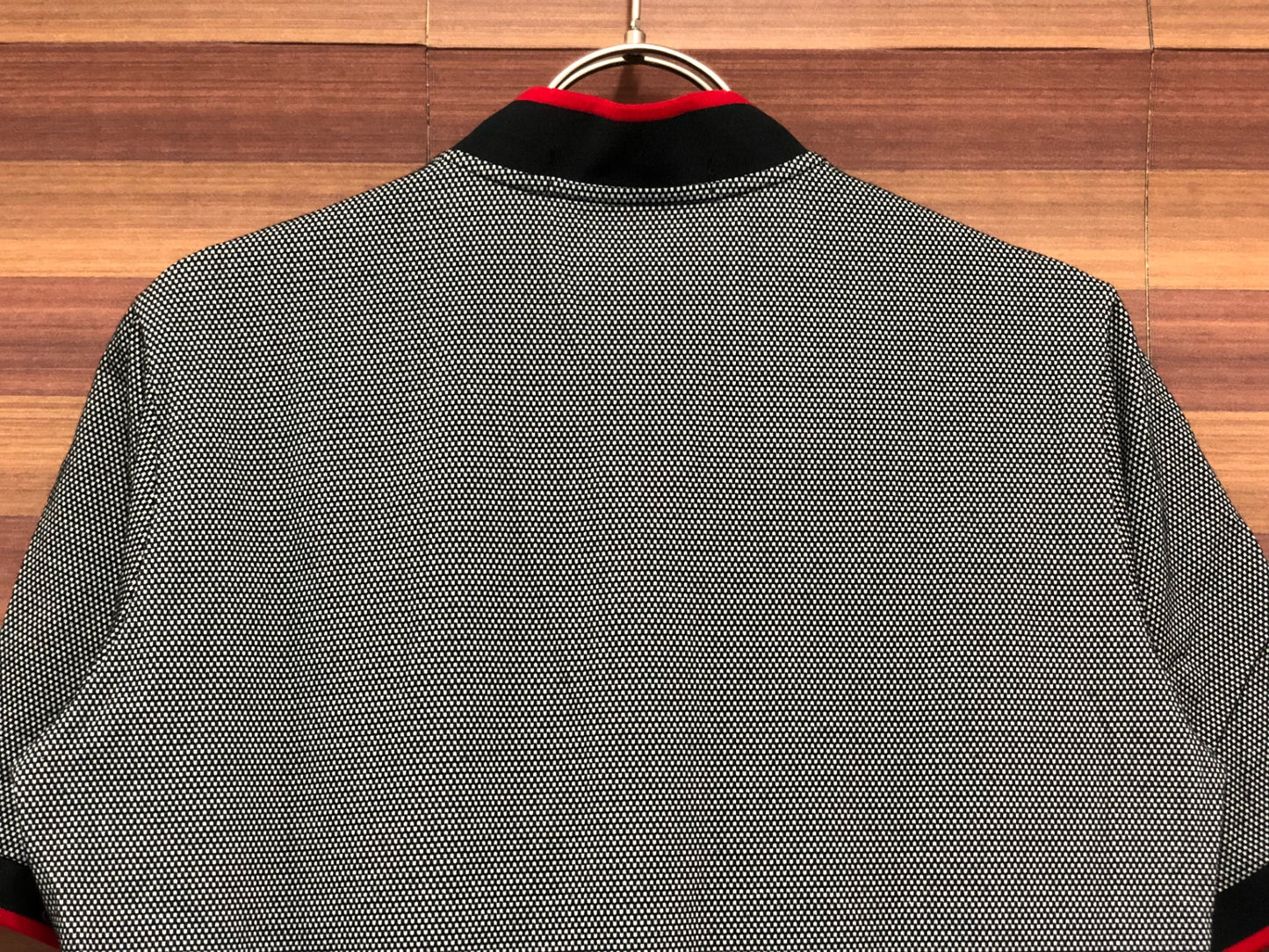 IO026 カペルミュール KAPELMUUR 半袖 サイクルジャージ 黒 千鳥柄 L