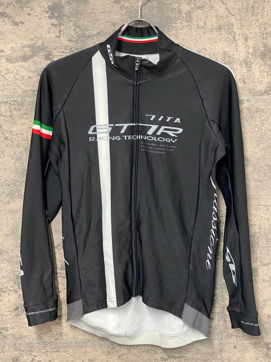 JB871 ジェッセージ GSG 長袖 サイクルジャージ 黒 L 裏起毛