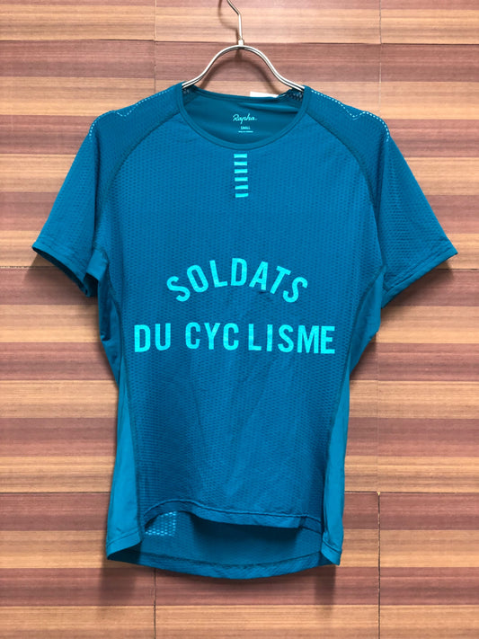 IO172 ラファ Rapha PRO TEAM BASE LAYER 半袖 ベースレイヤー ターコイズグリーン S