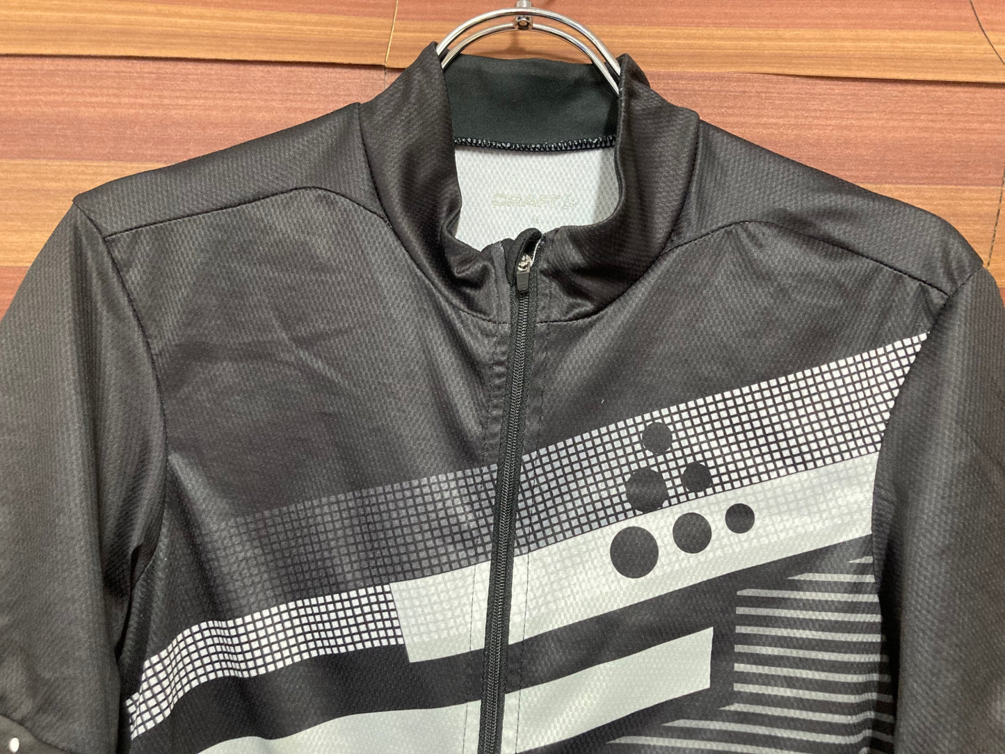 IO638 クラフト CRAFT 半袖 サイクルジャージ 黒 M