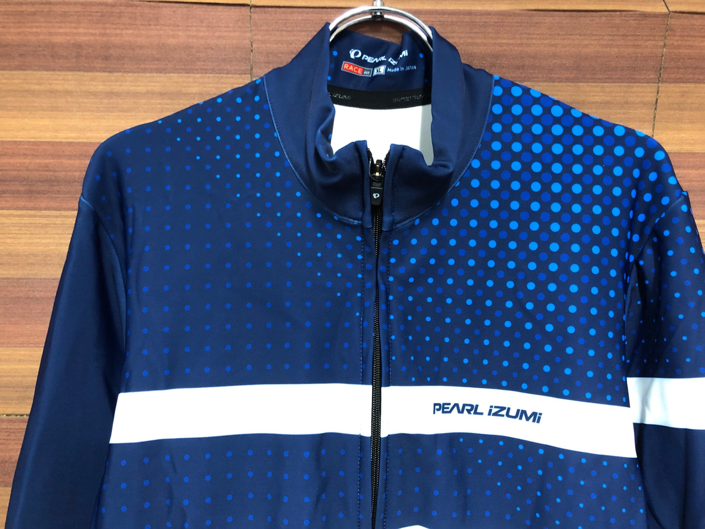 IP907 パールイズミ PEARL iZUMi 長袖 サイクルジャージ 紺 XL 裏起毛
